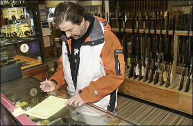 Customer at Counter